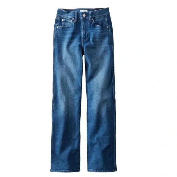 L.L. Bean Signature Original Fit Hi Rise Straight Leg 100% Cotton Jeans Women 10 - Picture 16 of 16